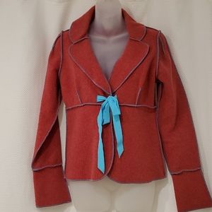 New York designer felted wool jacket